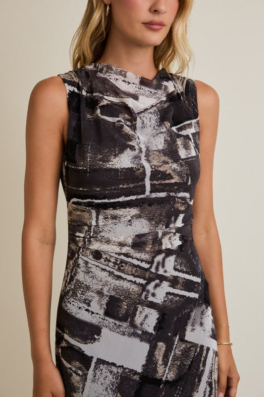 Addison Cowl Neck Dress