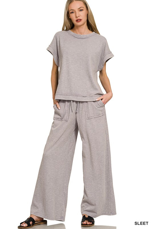 Rae Two Piece Set - Sleet