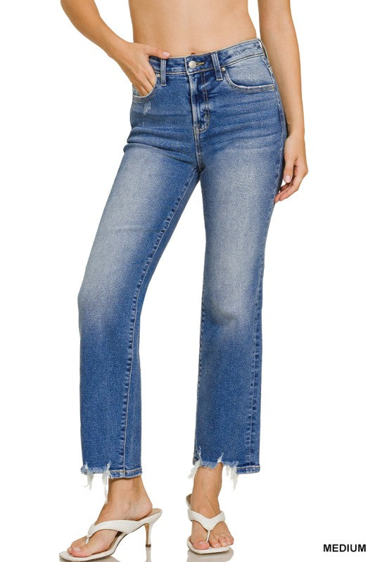 Millie Distressed Hem Denim