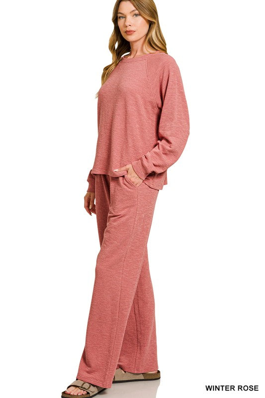 Simone Two Piece Set - Winter Rose