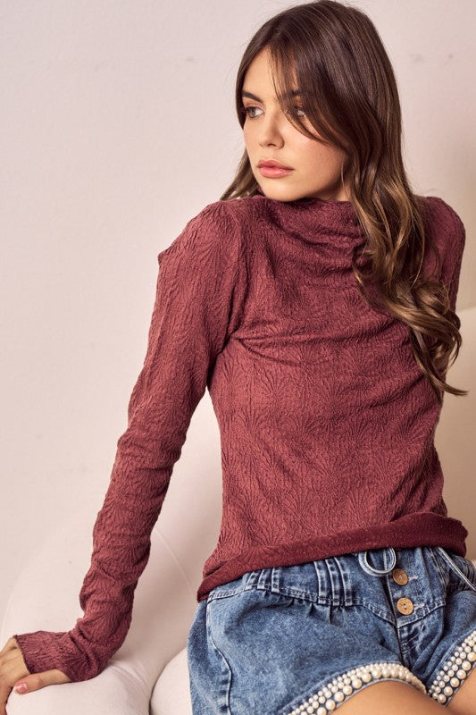 Rosewood Long Sleeve Top