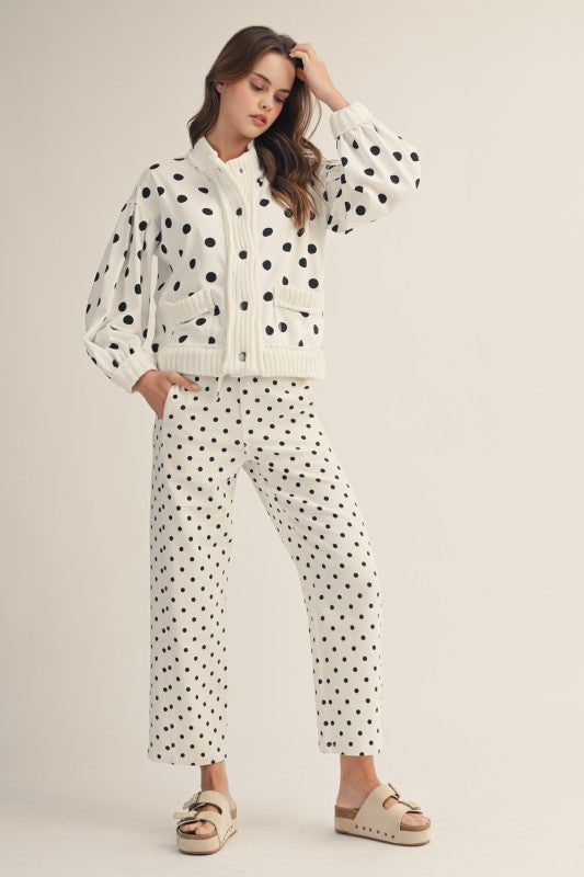 Good Times Polka Dot Wide Leg Pants