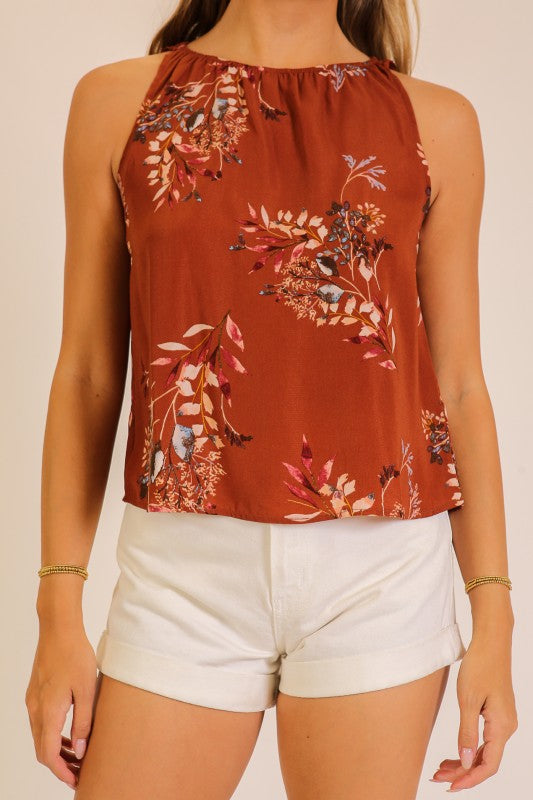 Garden Bloom Floral Tank