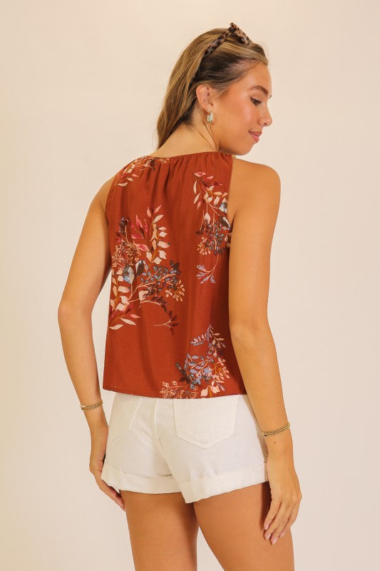 Garden Bloom Floral Tank