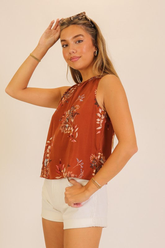 Garden Bloom Floral Tank