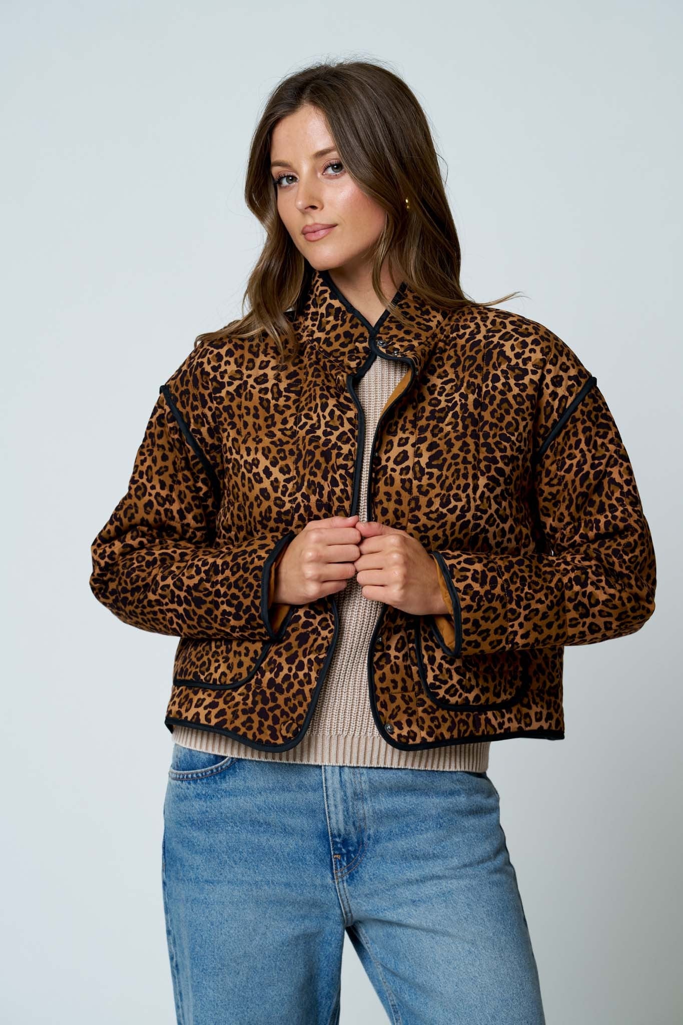 RESTOCK - Leopard Jacket