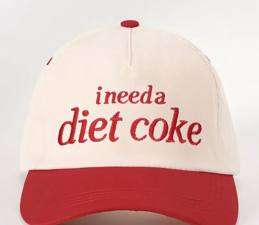 Diet Coke Embroidered Hat