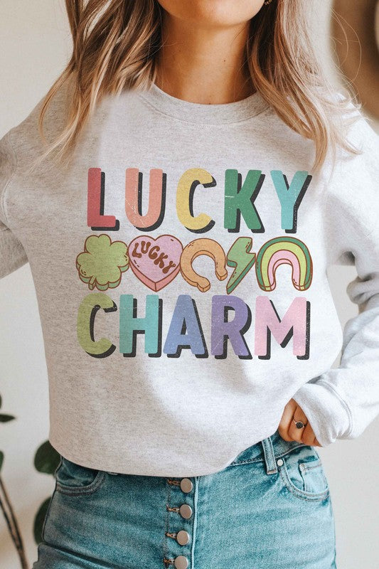 LUCKY CHARM Graphic Sweatshirt