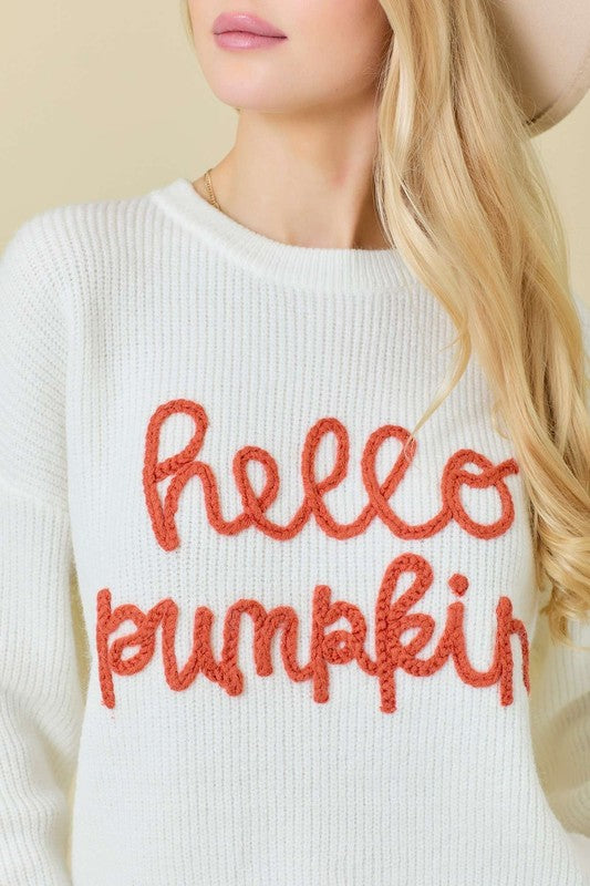 FALL PREVIEW - Hello Pumpkin Sweater – Lennox Rose Boutique