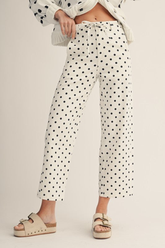 Good Times Polka Dot Wide Leg Pants