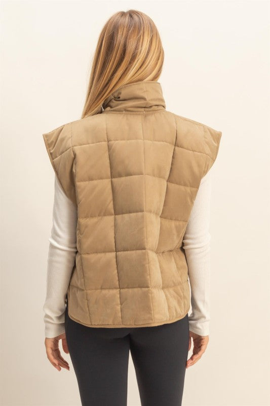 Adventure Days Quilted Zip Front Vest