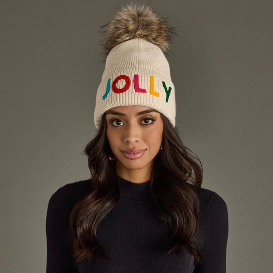 Jolly Knit Pom Hat