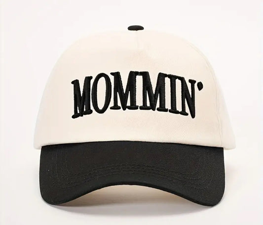 MOMMIN' Embroidered Two Tone Cap