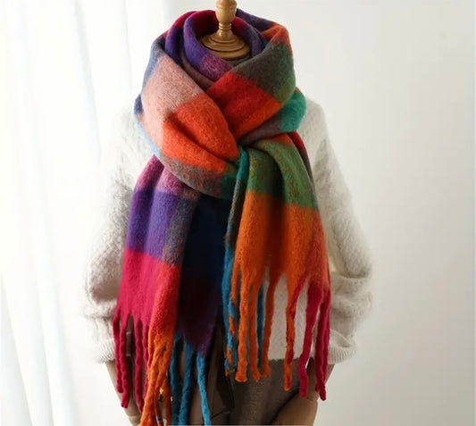 DOORBUSTER DEAL - Soft & Fluffy Scarf - Multi Color