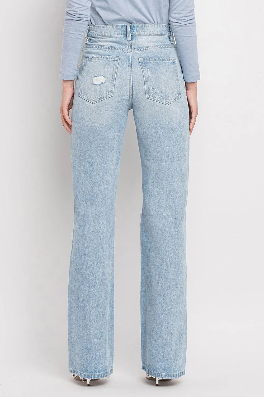 Vervet 90's Vintage High Rise Flare Jeans - Sunny Plains