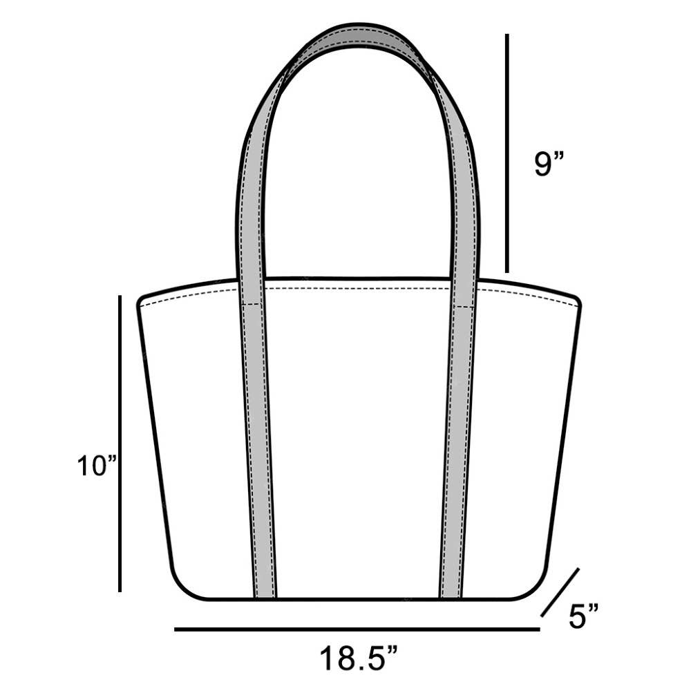 Woven Lattice Straw Tote Bag