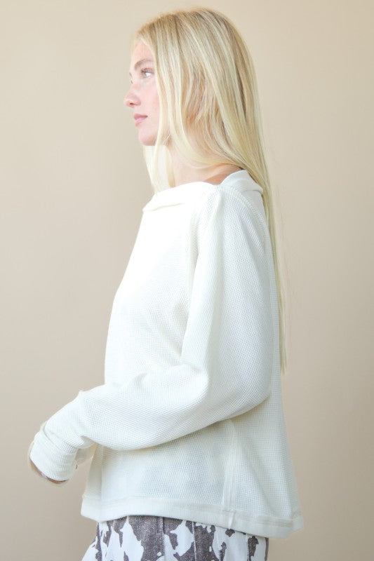 Sofia Boat Neck Long Sleeve Top - FINAL SALE
