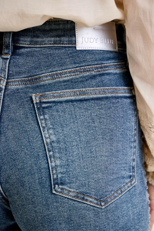 Judy Blue Rigid Magic High Waist Shorts With Stud Detail