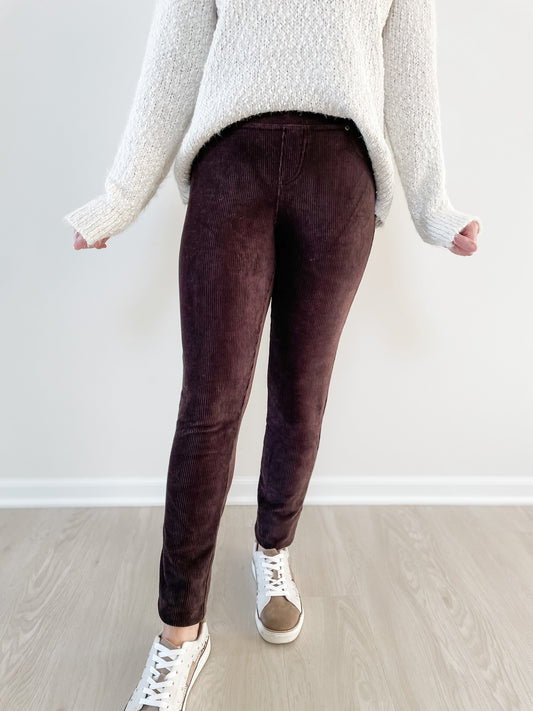 Aspen Corduroy Skinny Leggings - FINAL SALE